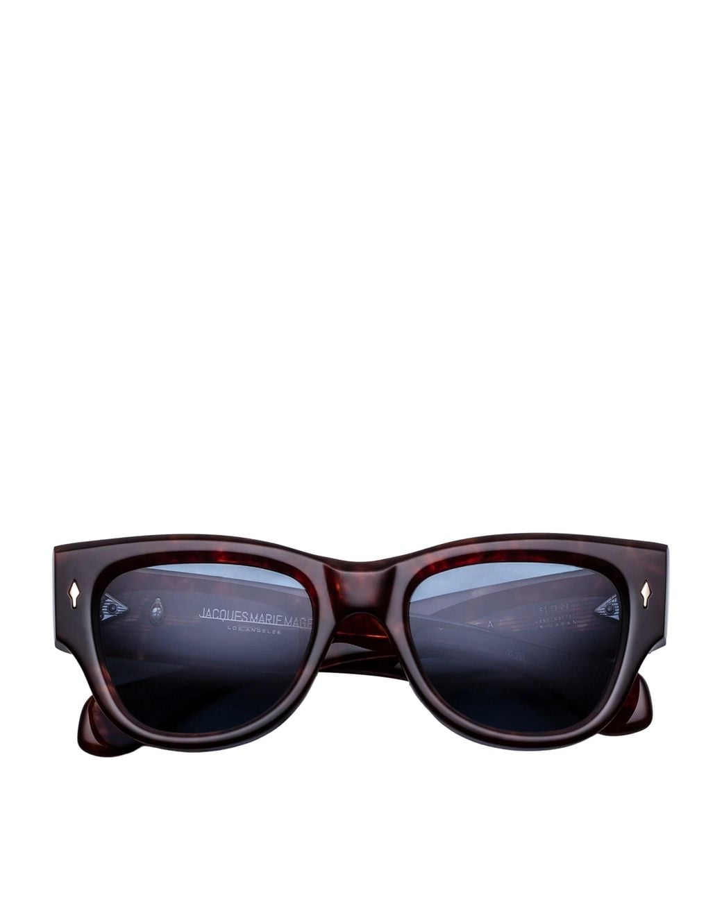 Jacques Marie Mage Blue Tortoiseshell Chelsea Panto Sunglasses for men