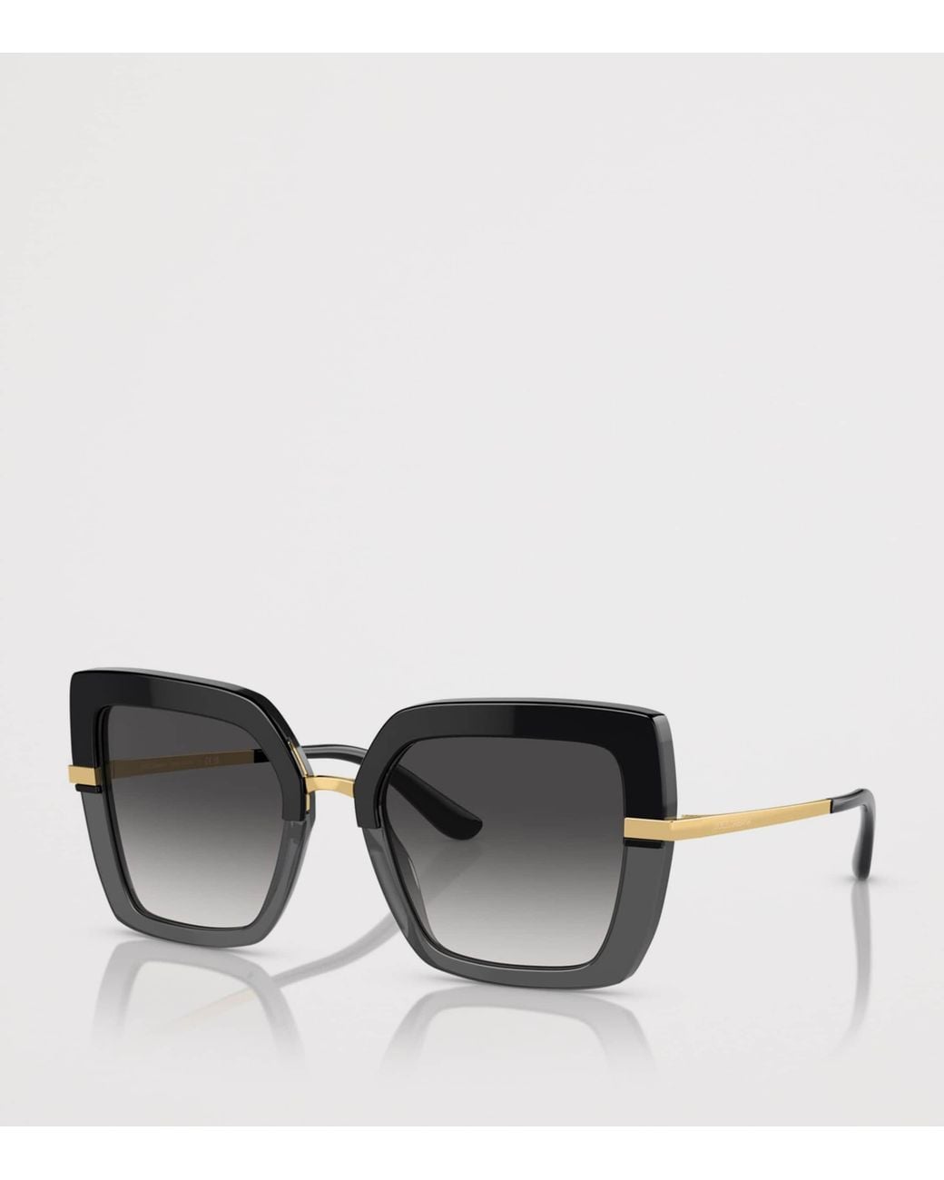 Dolce & Gabbana Brown Square Sunglasses