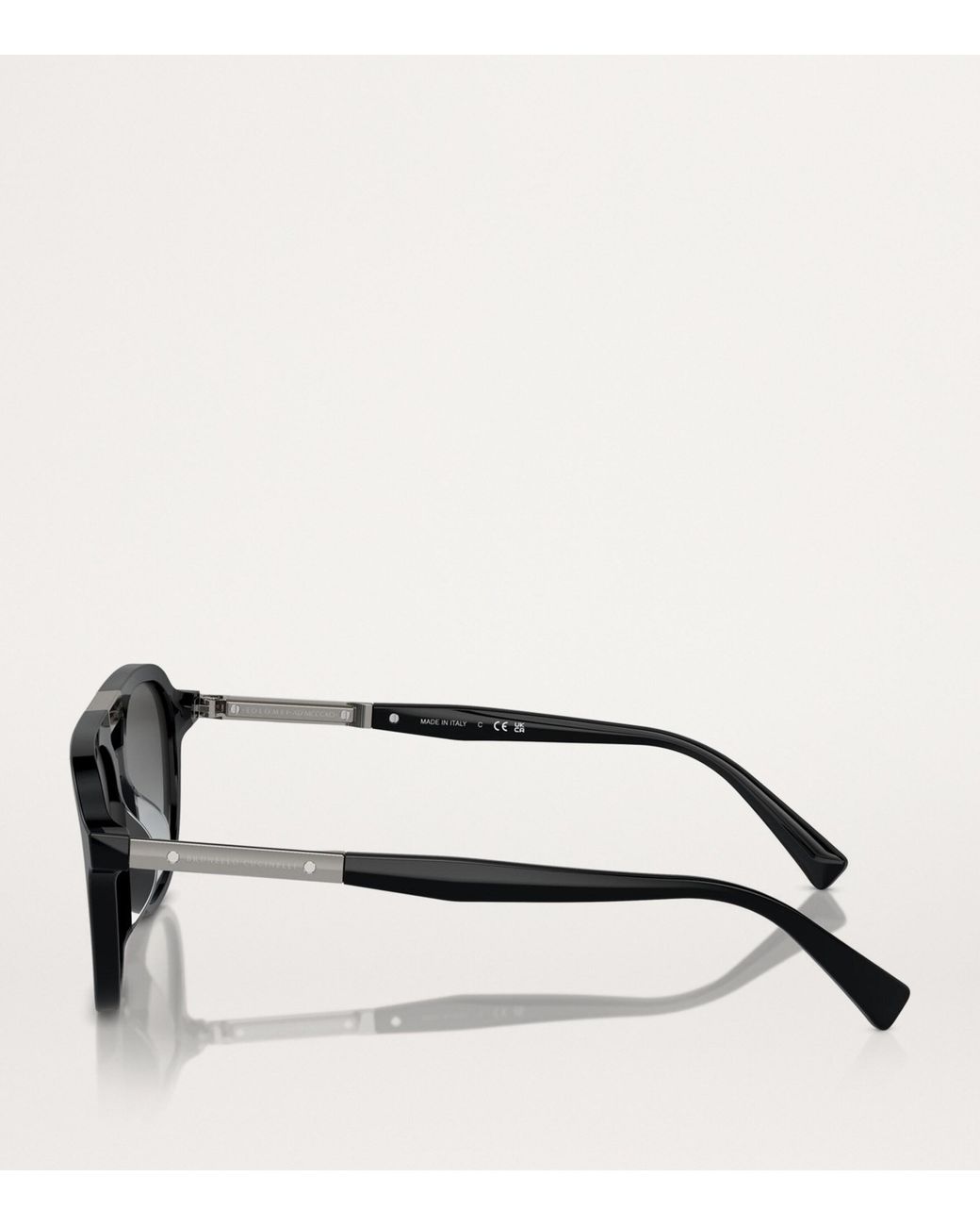 Brunello Cucinelli Black Acetate Bc4001S Sunglasses for men