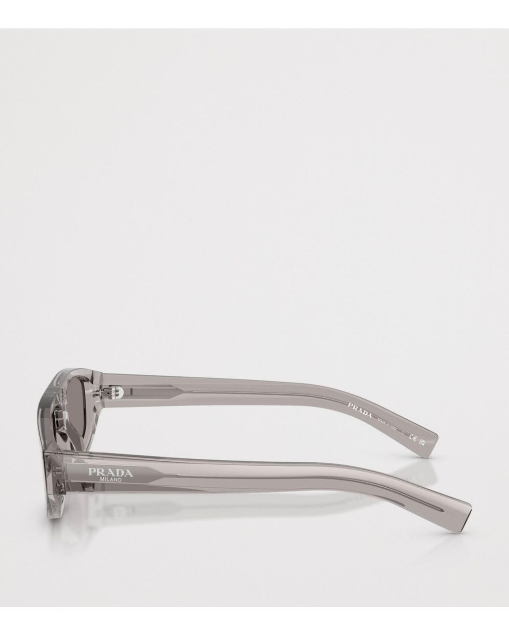 Prada Gray Pr C02S Irregular Sunglasses for men