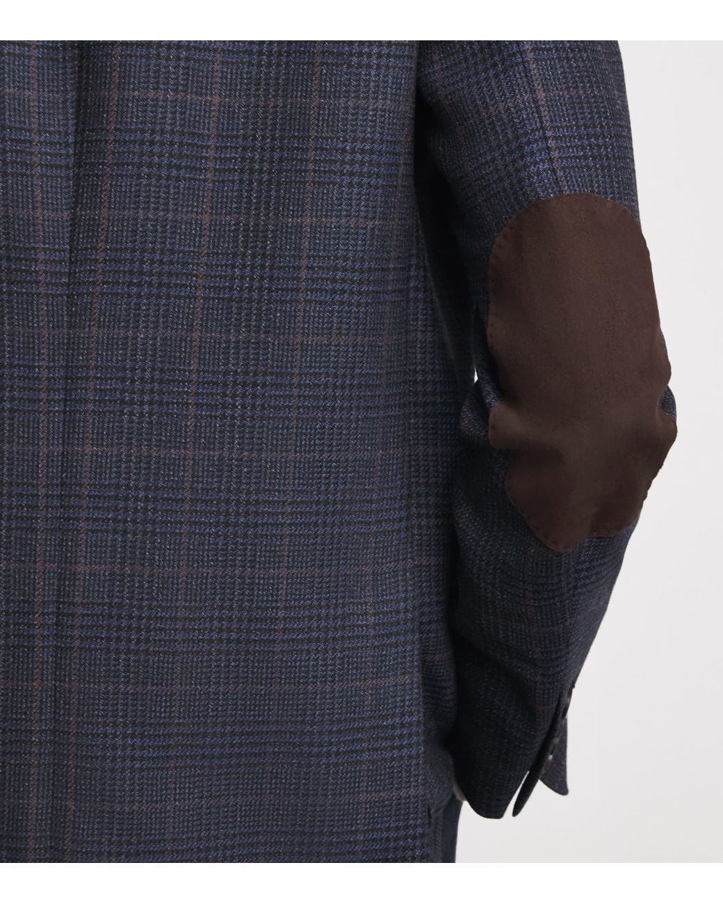 Pal Zileri Blue Wool Check Blazer for men