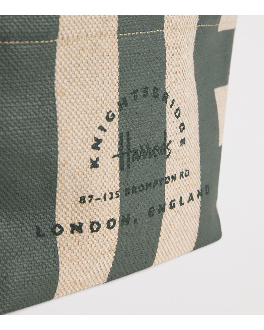 Mini Bagas Harrods Mini Children's Striped Tote Bag in Green | Lyst