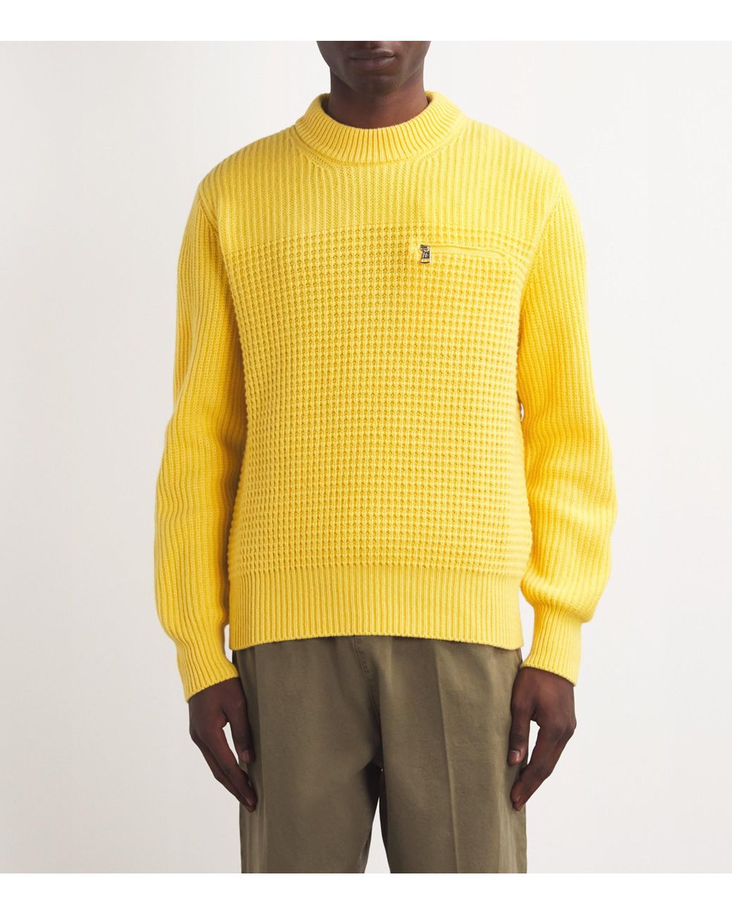 Moncler yellow sweater on sale