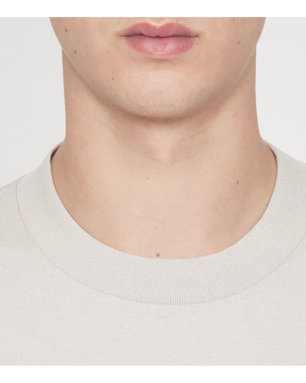 AllSaints White Organic Cotton Xander T-Shirt for men