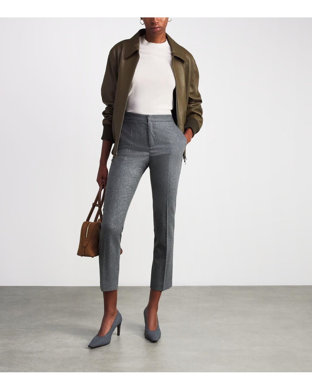 Theory White Wool Short-Sleeve Sweater