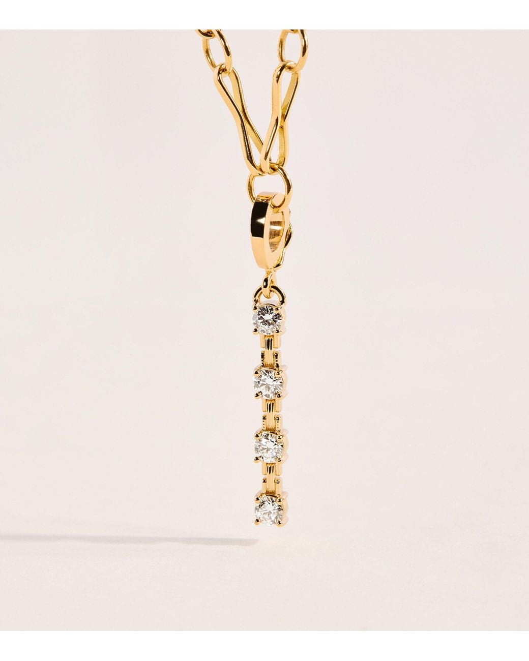 Azlee Natural Large And Diamond Pirouette Charm