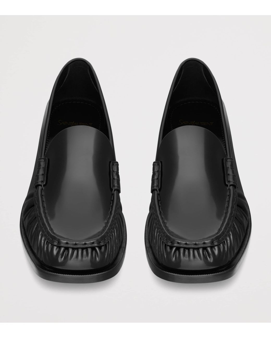 Saint Laurent Black Calfskin Theobald Loafers for men