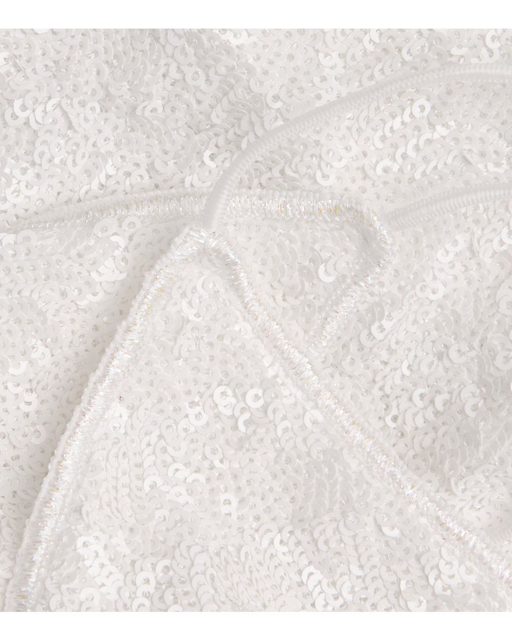 Oseree White Sequinned Bikini