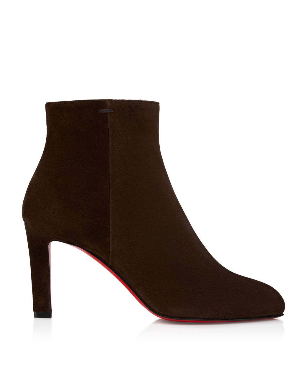 Christian Louboutin Brown Fannylove Booty 85 Suede Boots
