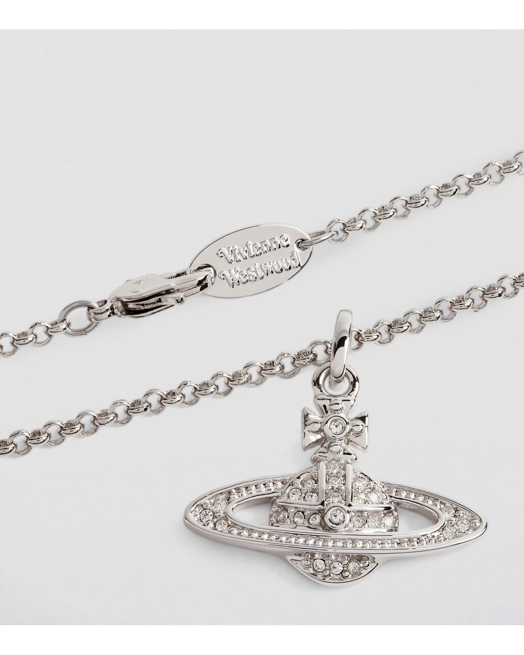 Vivienne Westwood Metallic Mini Bas Relief Orb Necklace for men