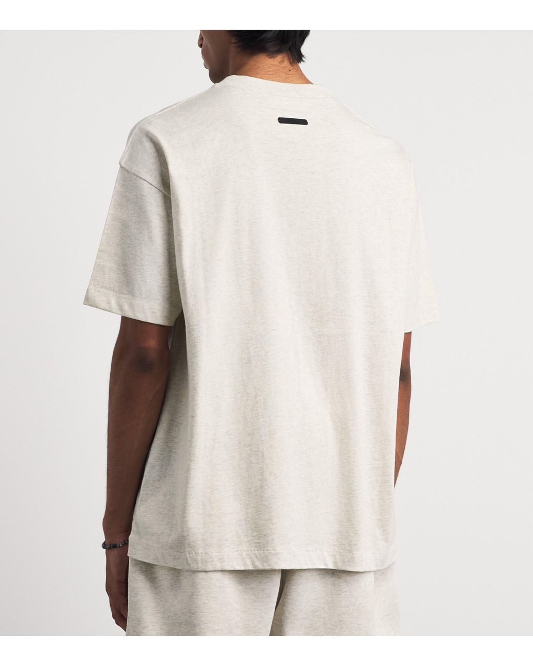 Fear Of God White Logo Script T-Shirt for men