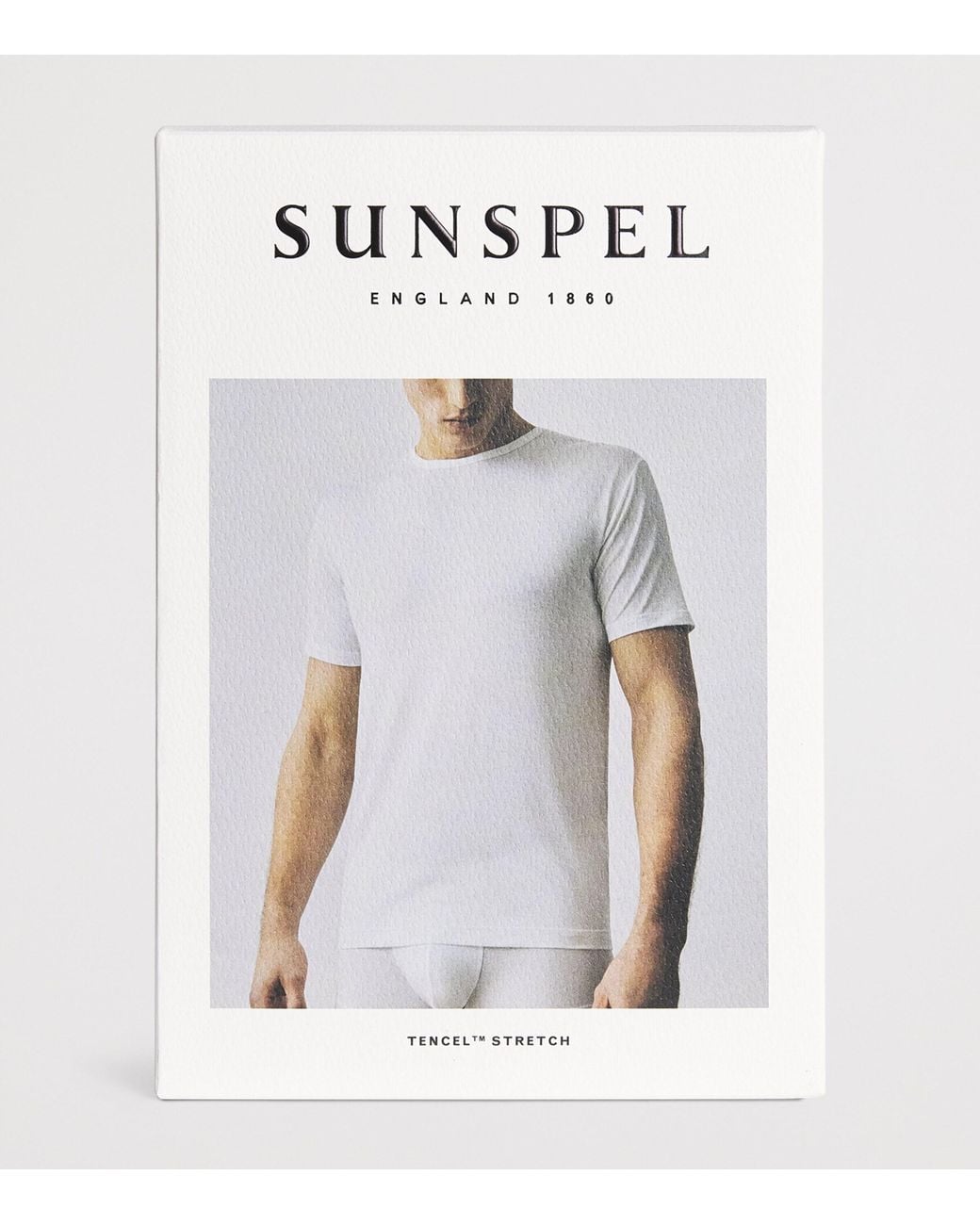 Sunspel Blue Tencel Stretch T-Shirt for men
