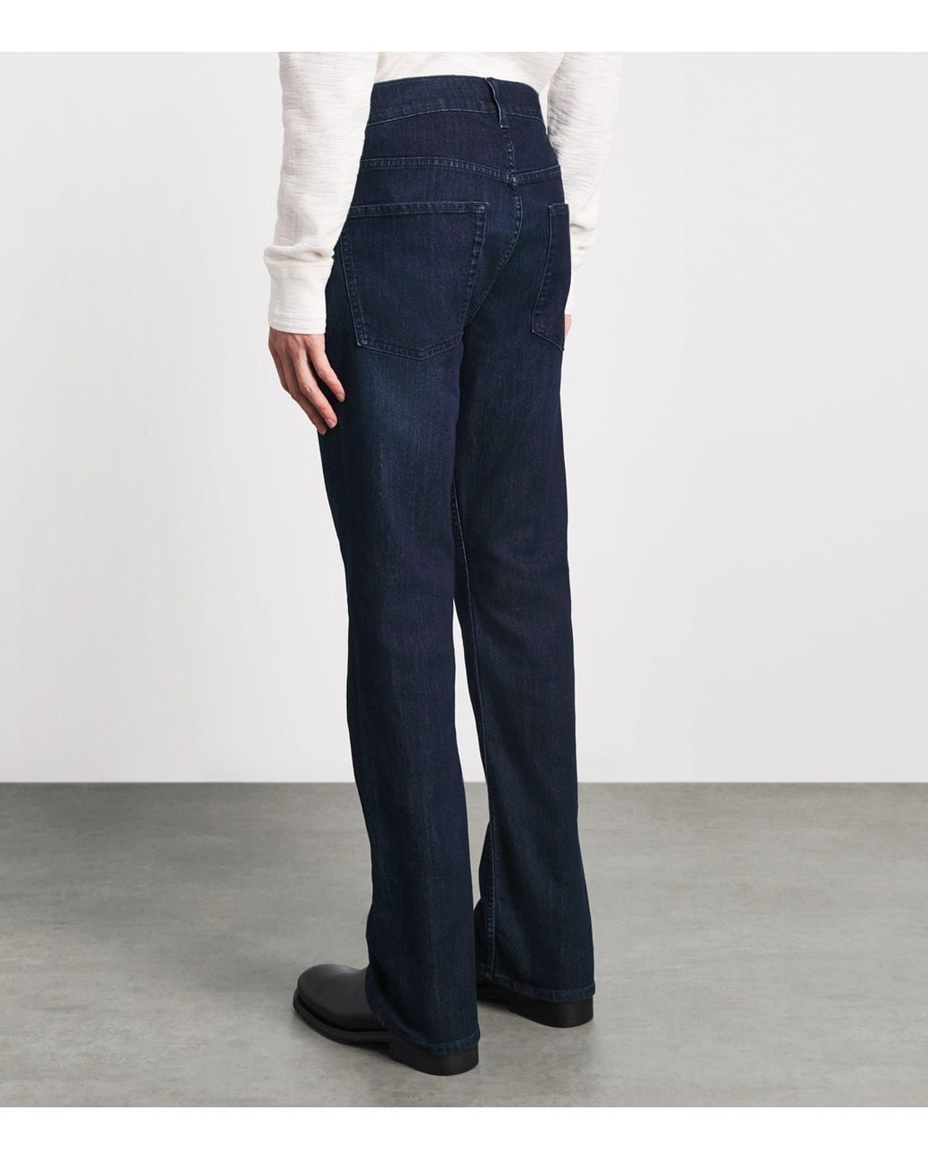 7 For All Mankind Blue The Bootcut Jeans for men