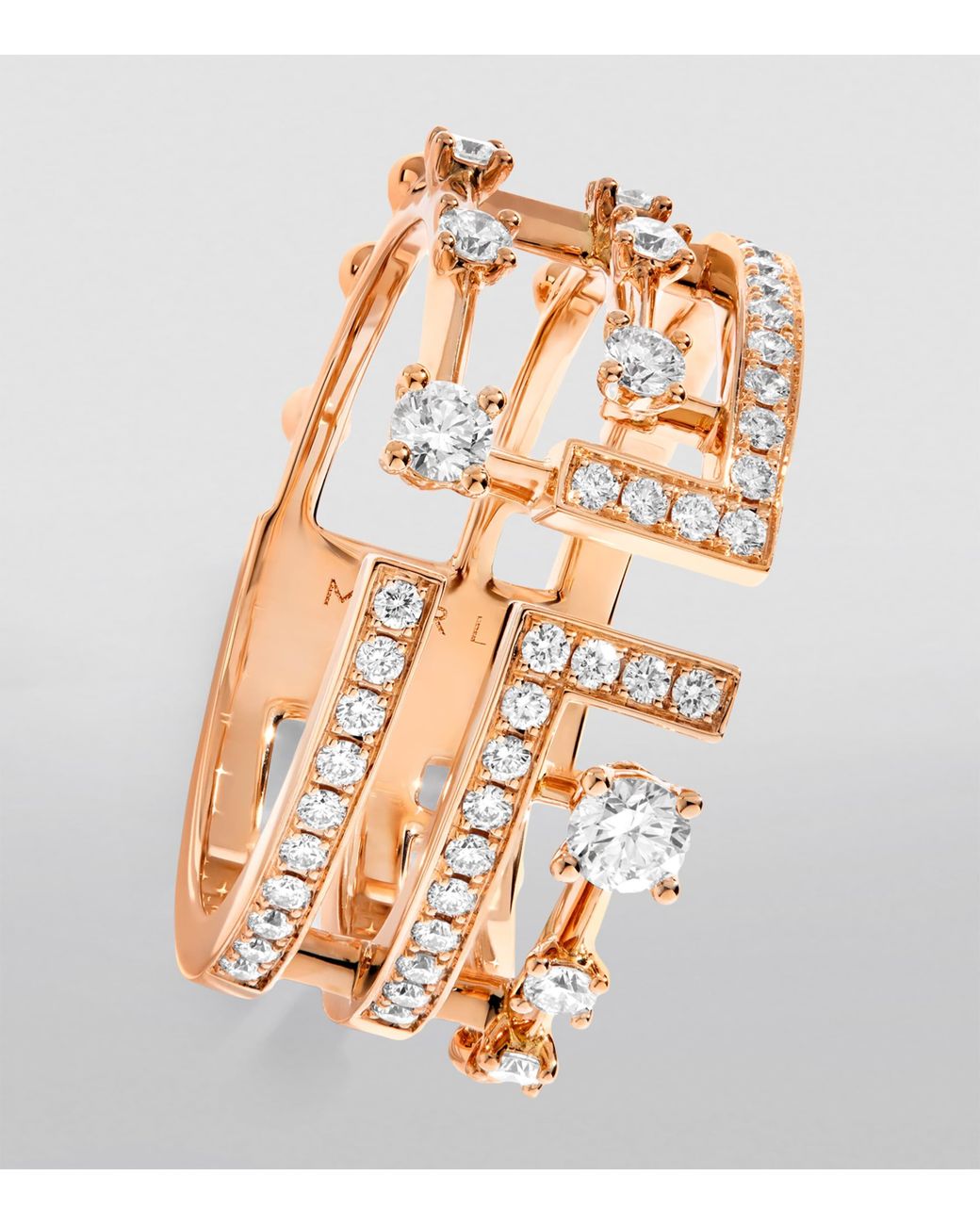 Marli New York Metallic And Diamond Avenues Ring