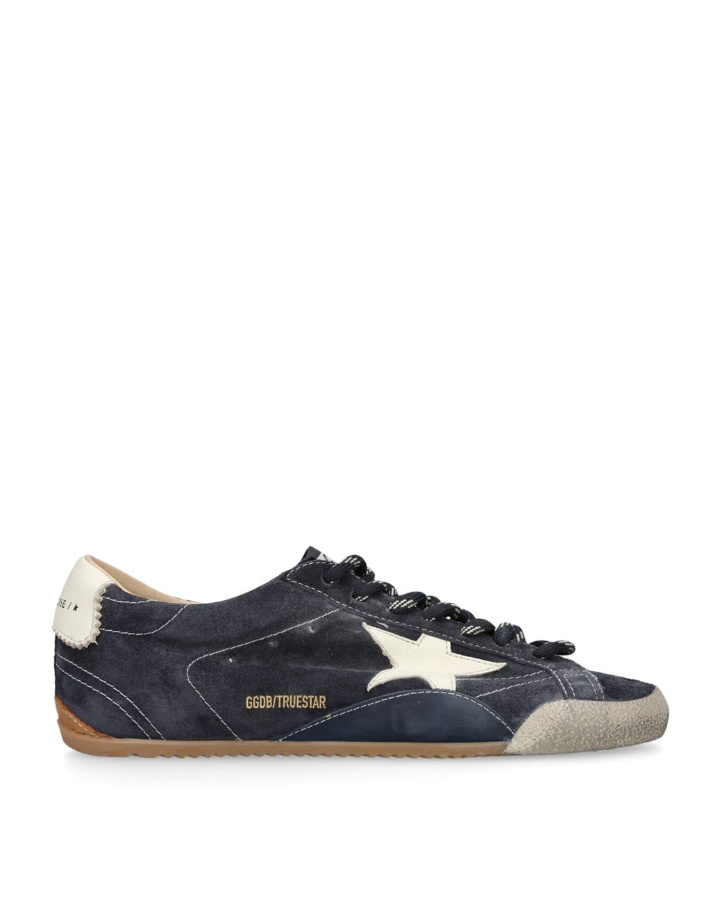 Golden Goose Deluxe Brand Blue Suede-Leather True Star Sneakers for men