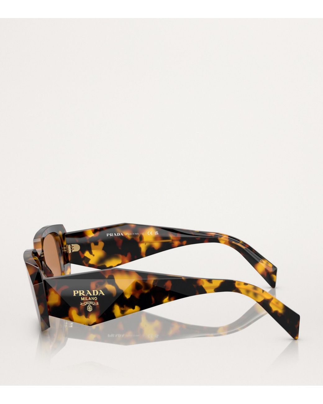 Prada Brown Acetate Pr 17Ws Sunglasses