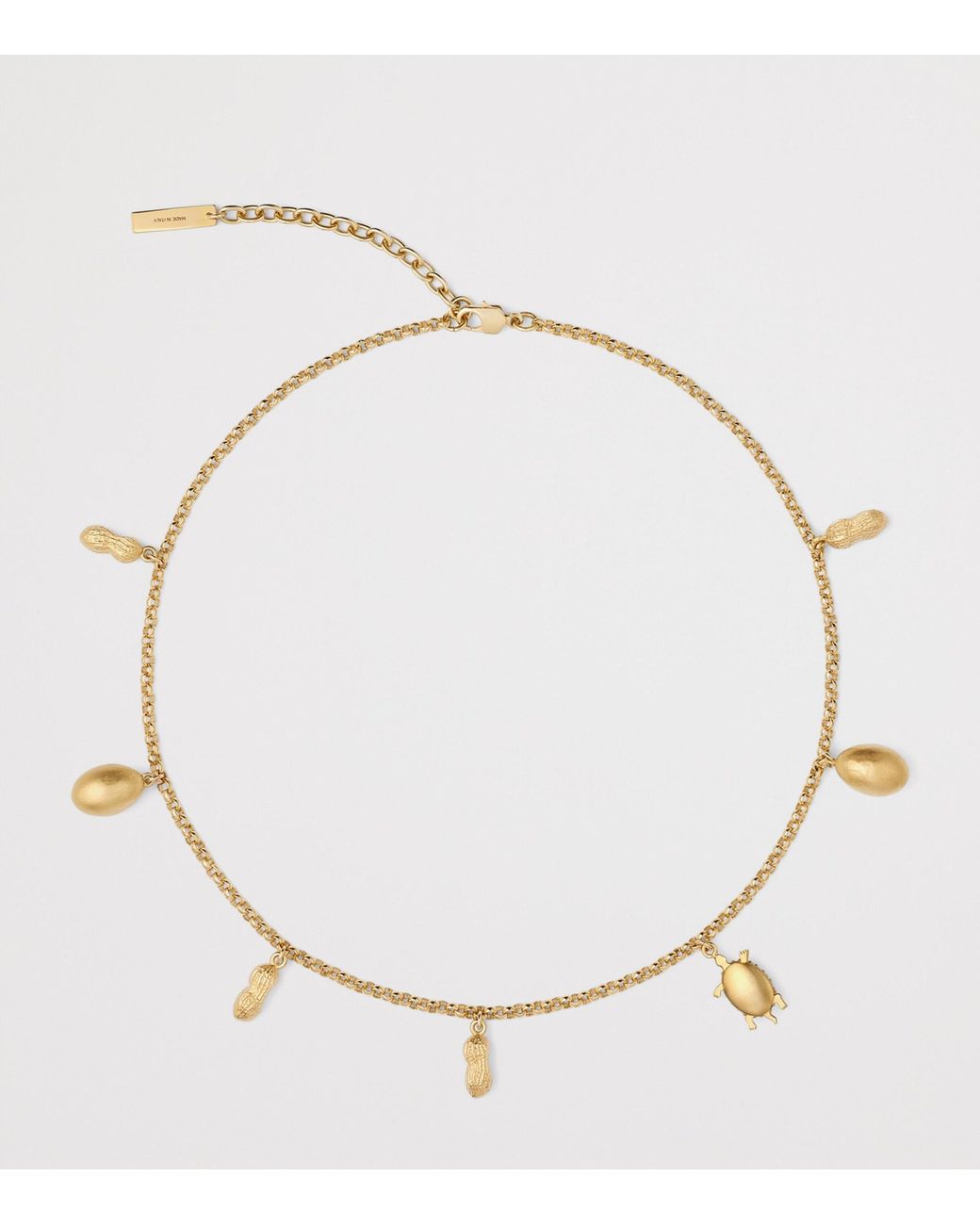 Givenchy Metallic Charms Chain Necklace
