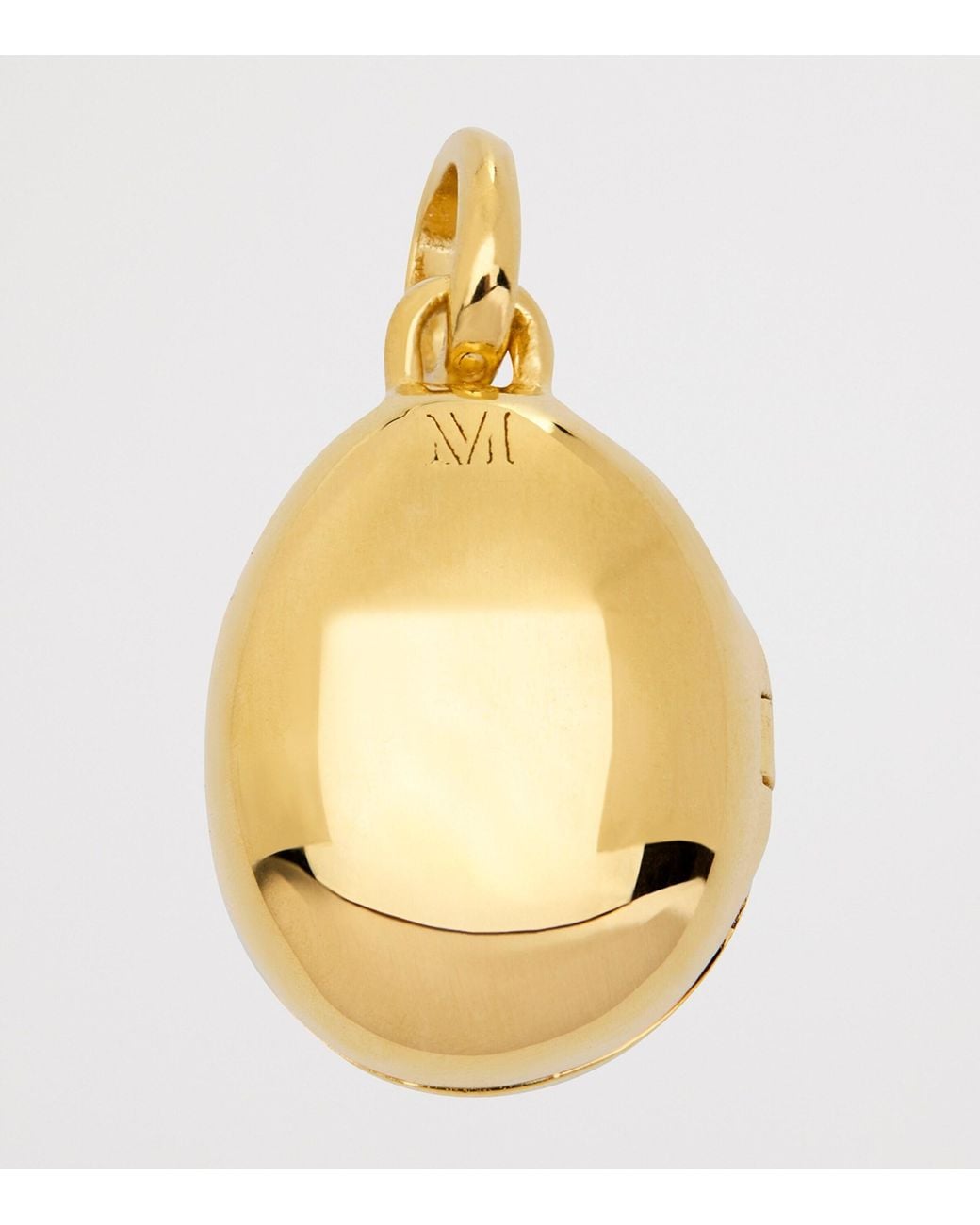 Monica Vinader Metallic Vermeil And Citrine November Birthstone Locket