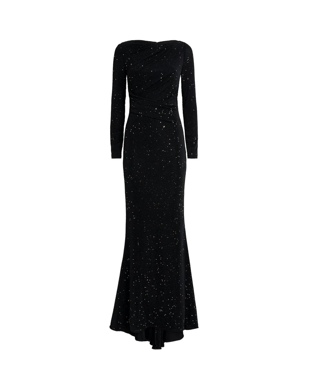 Talbot Runhof Black Embellished Spectrum Gown