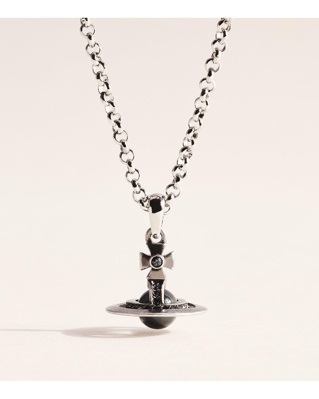 Vivienne Westwood Natural New Petite Orb Necklace for men