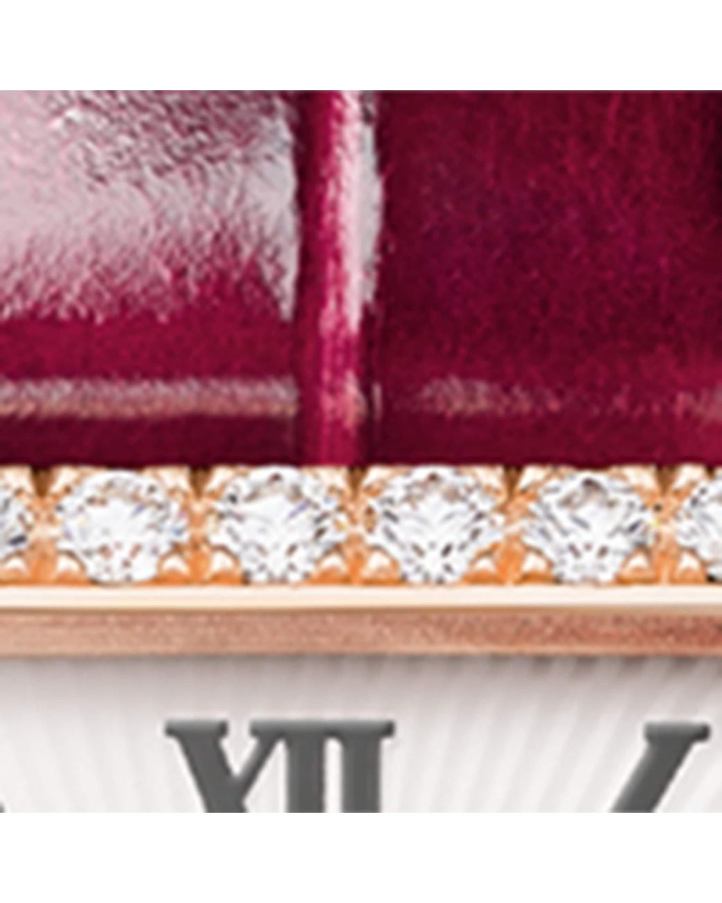 Cartier Red And Diamond Tortue Watch