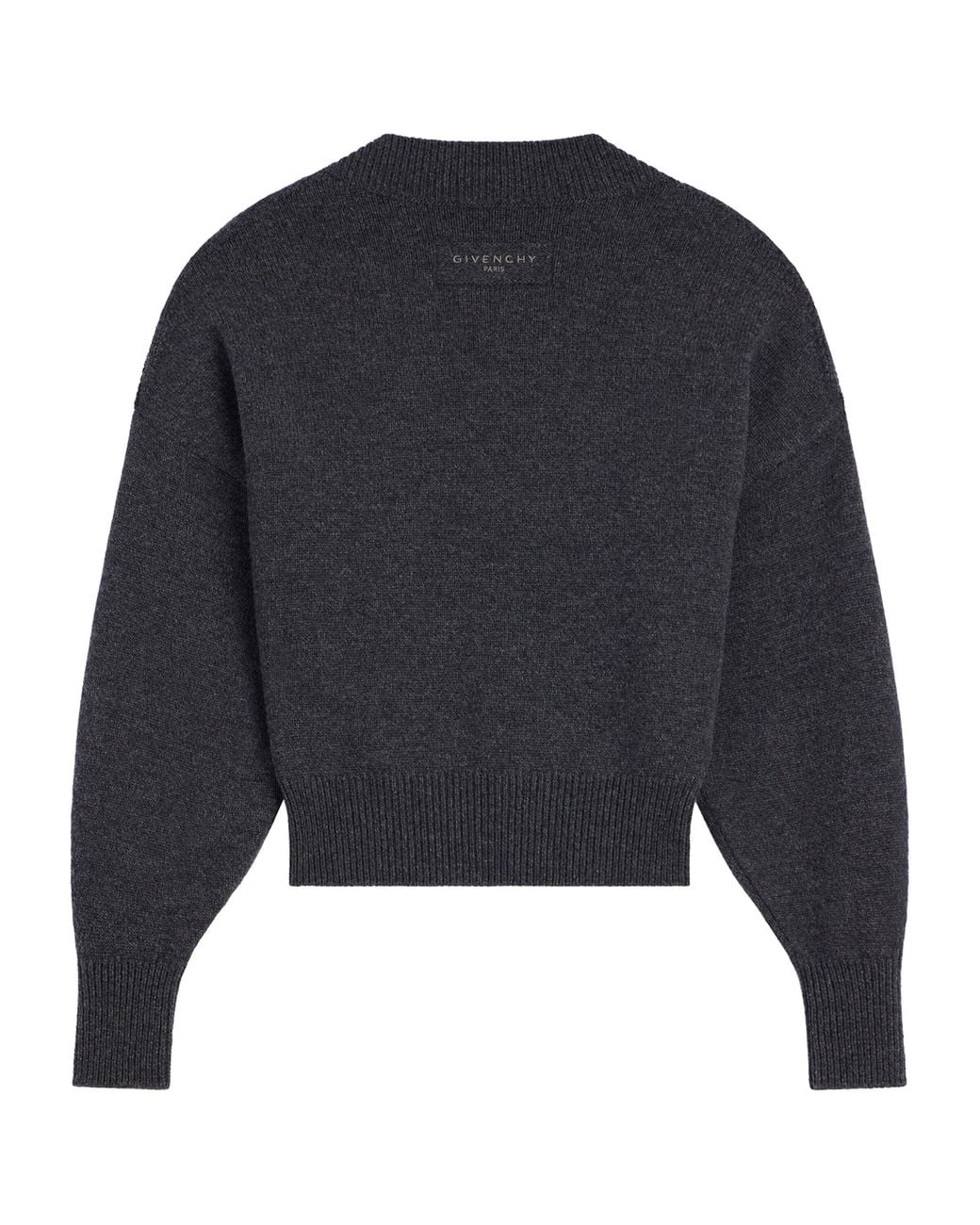 Givenchy Blue Wool Square-Neck Sweater