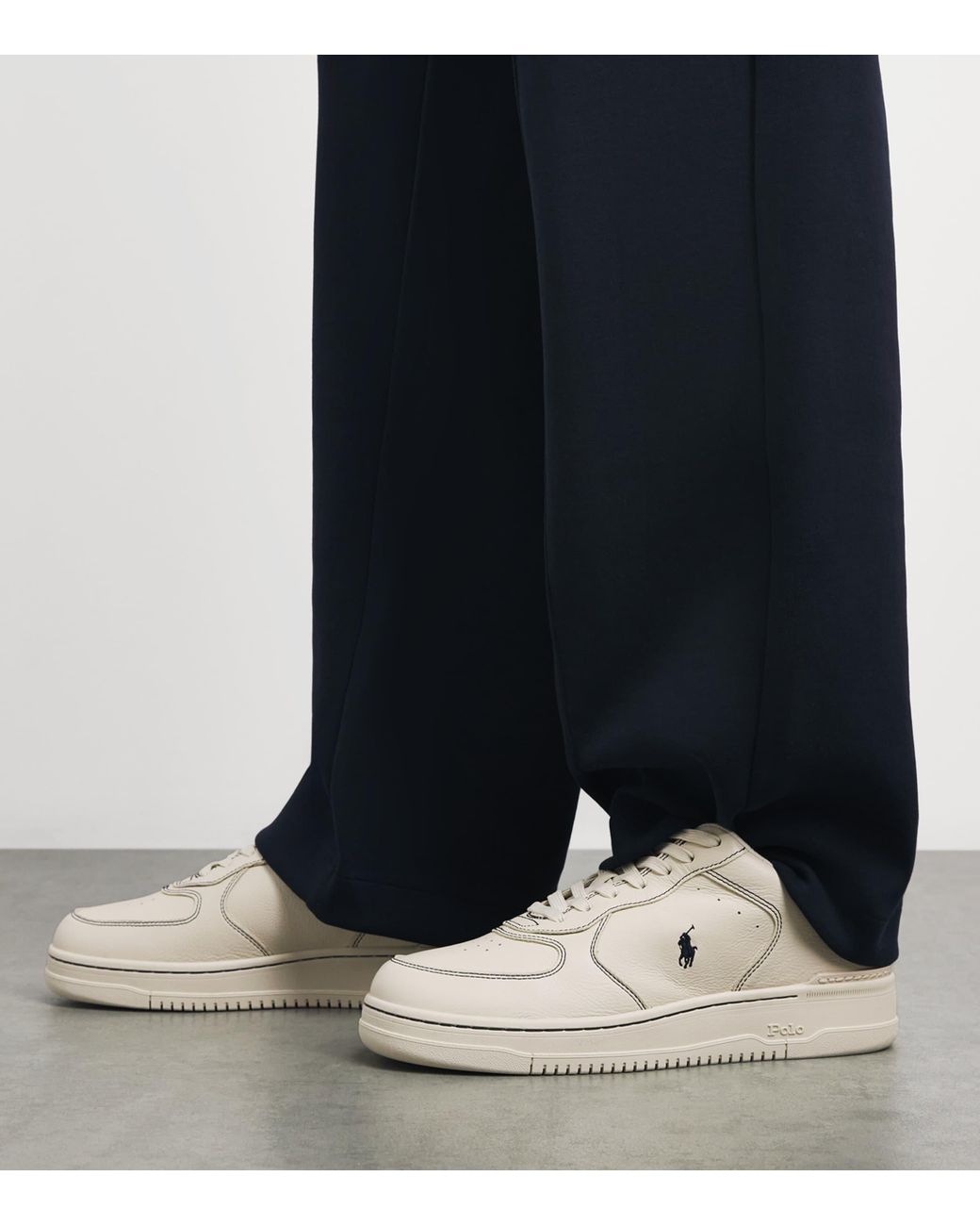 Polo Ralph Lauren Natural Leather Masters Court Sneakers for men