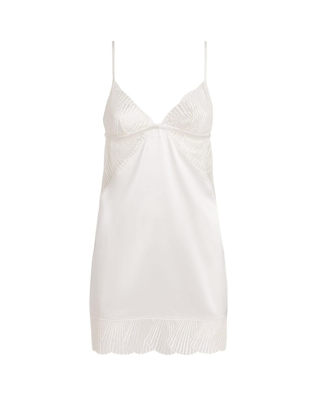 Coco De Mer White Athena Slip Dress