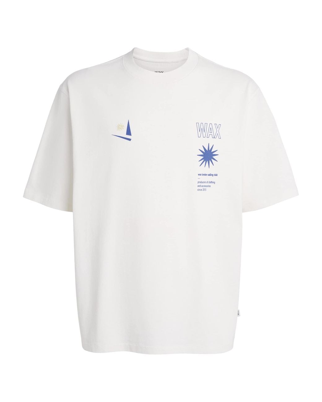 Wax London White Cotton Sailing Club Milton T-Shirt for men