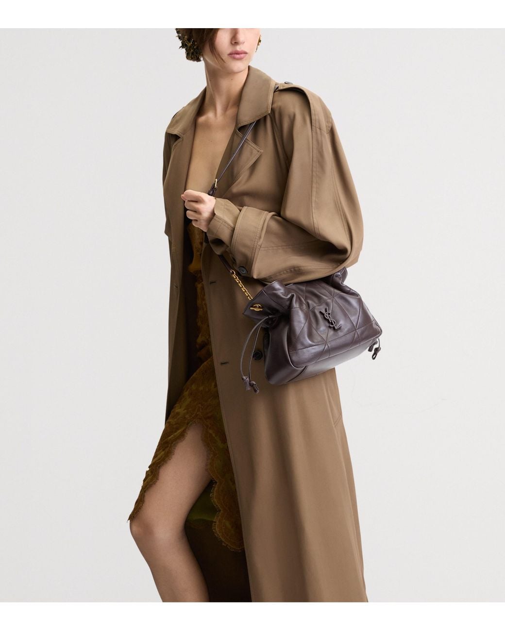 Saint Laurent Natural Leather Jamie Shoulder Bag