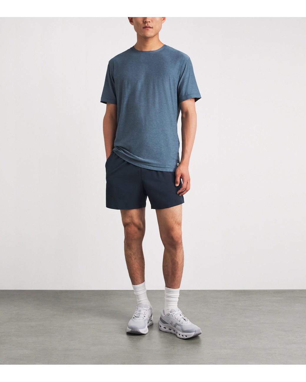 vuori Blue 5' Lined Course Shorts for men