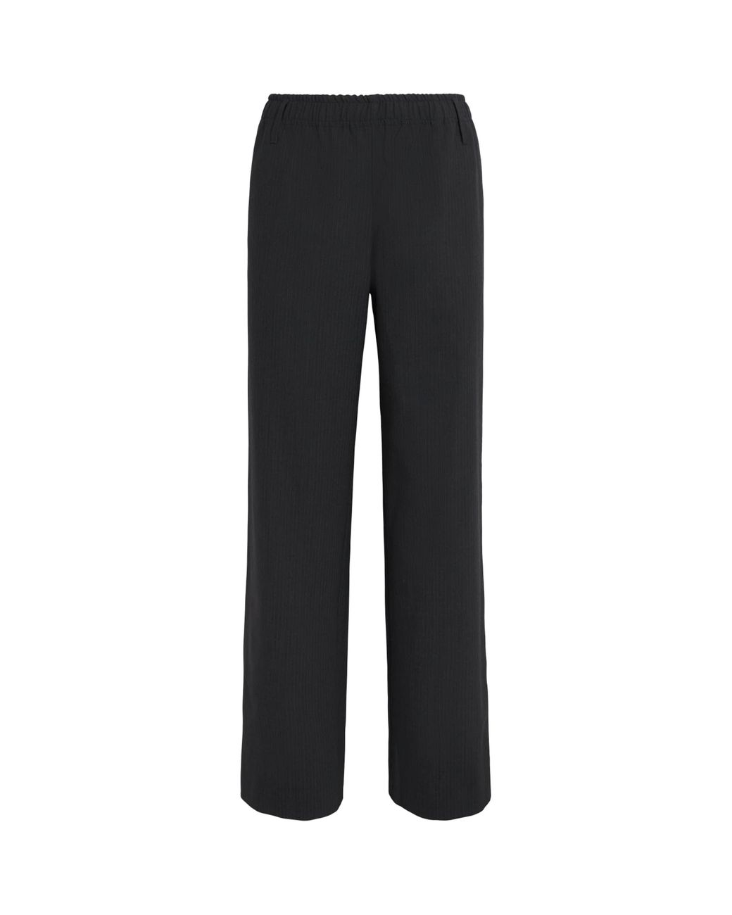 Herskind Black Pinstripe Davi Wide-Leg Trousers