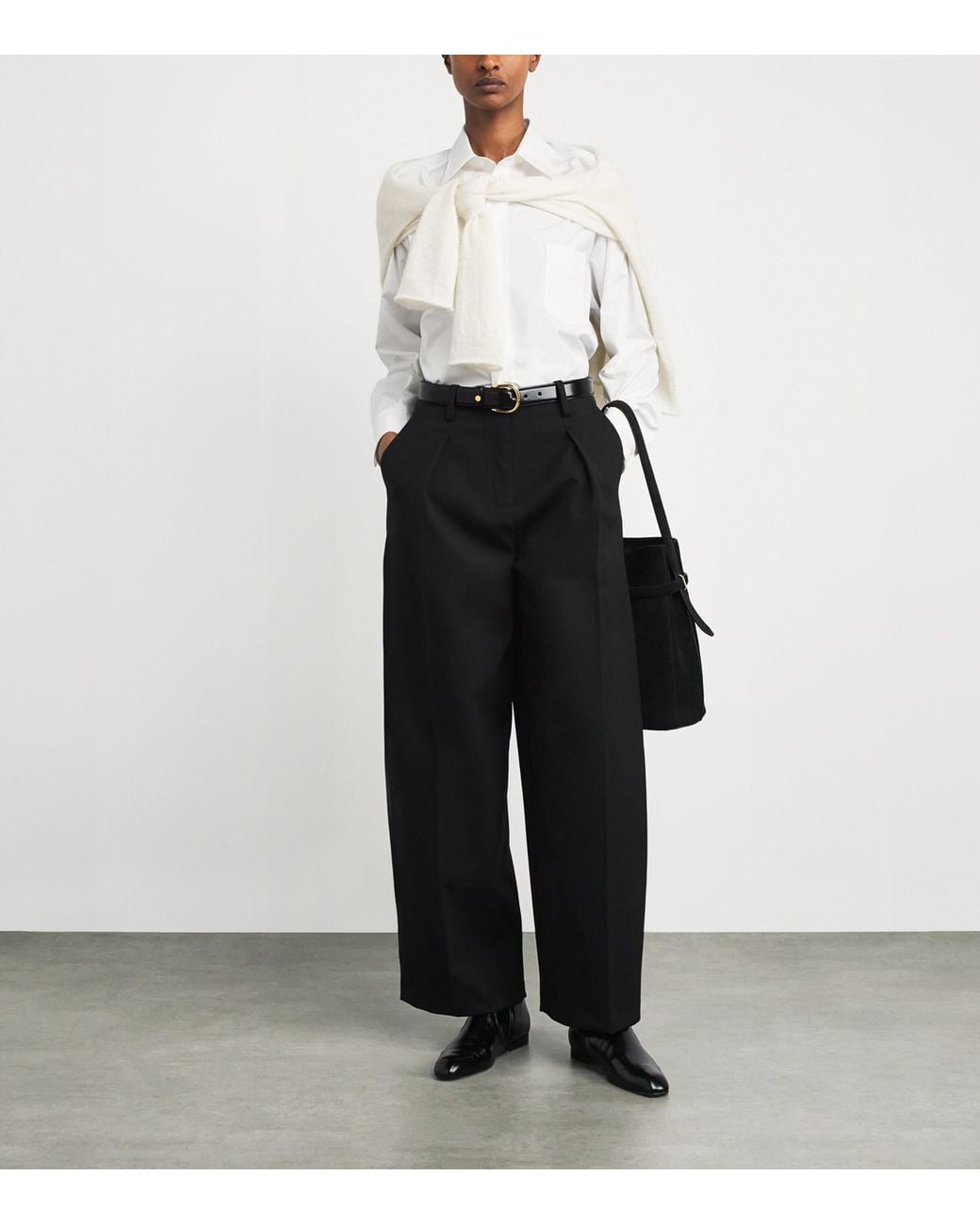 Harrods Black Leather Belt