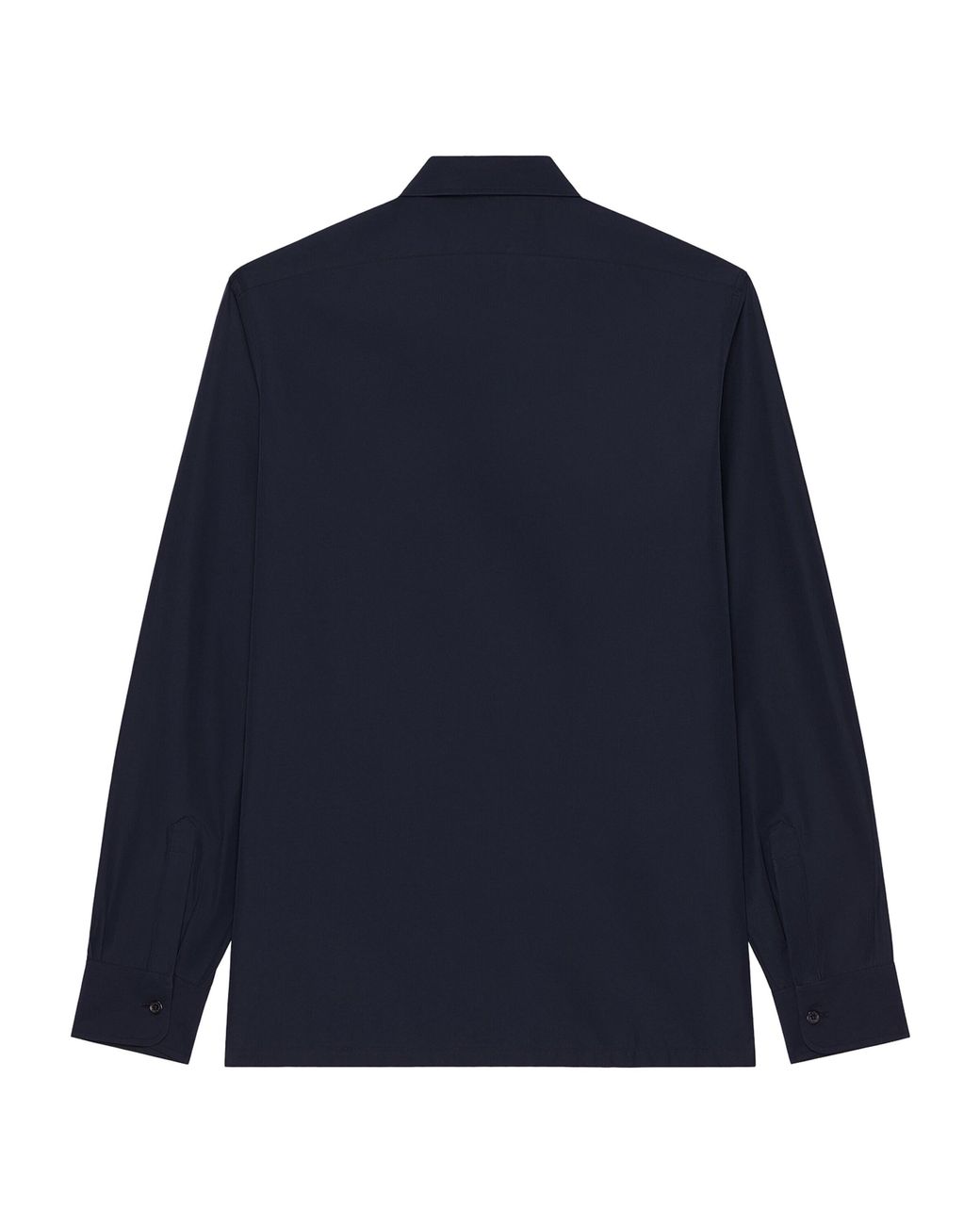 Givenchy Blue Cotton Poplin Logo Shirt for men
