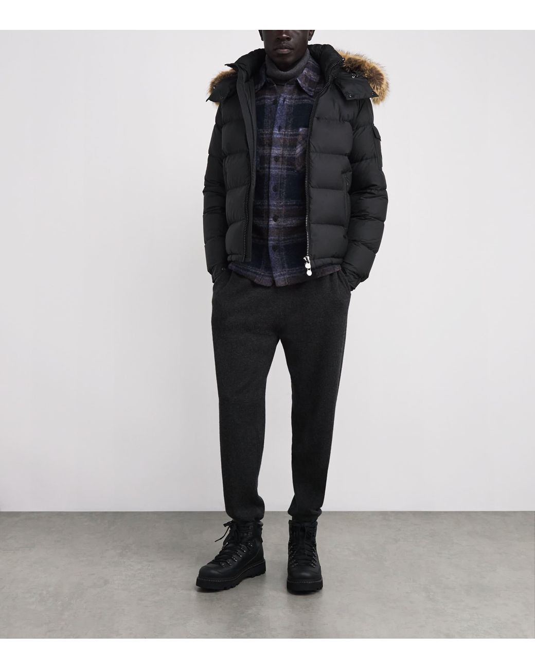 Moncler Black Down Mayaf Puffer Jacket for men