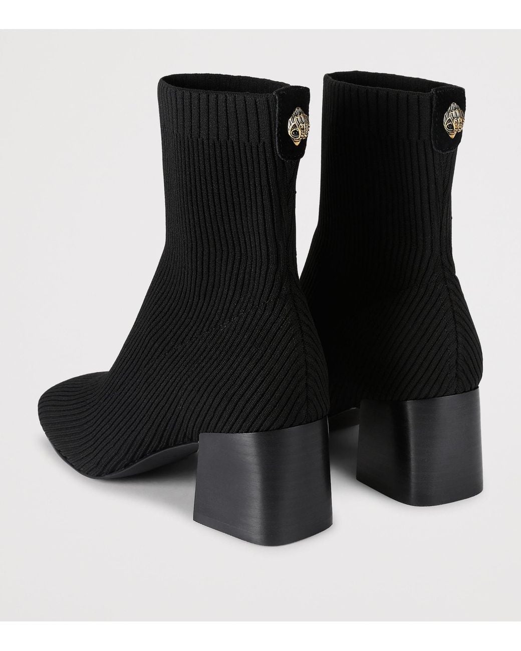 Kurt Geiger Black Ella Ankle Boots