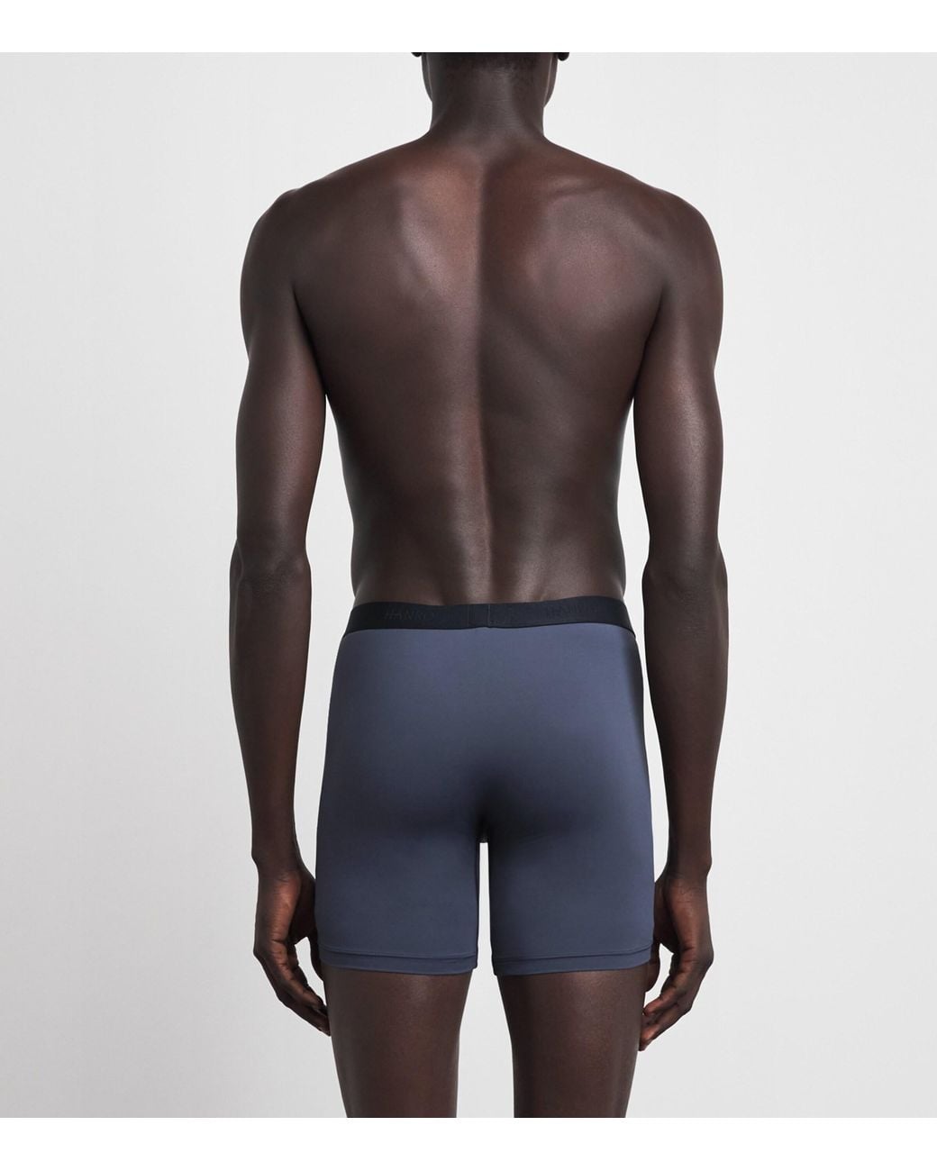 Hanro Blue Micro-Touch Shortleg Boxer Briefs for men