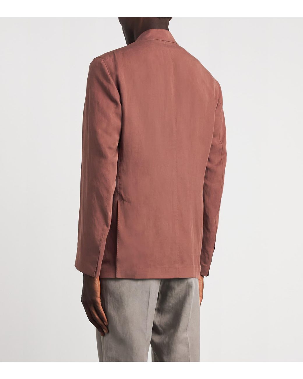 Eleventy Pink Single-Breasted Jacket for men