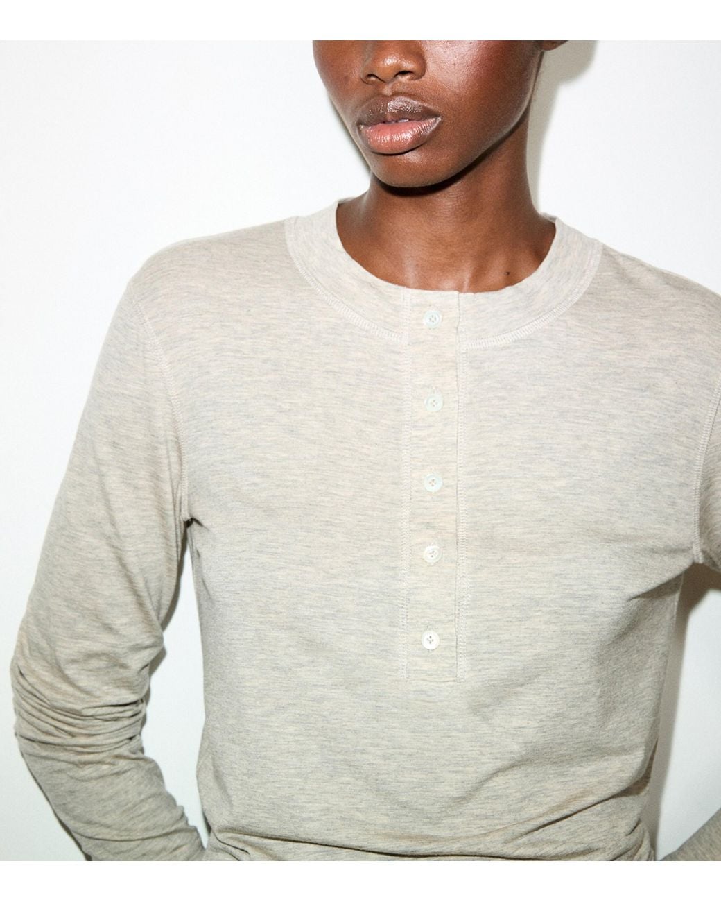 MAX&Co. White Cotton Button-Up Top
