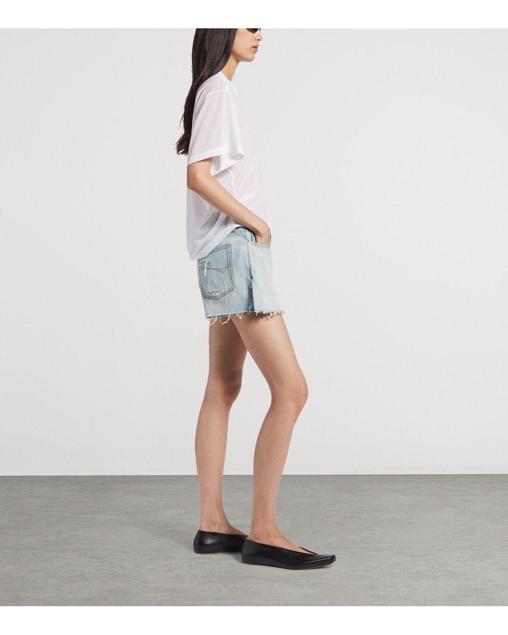Balenciaga Blue Denim Mini Skort