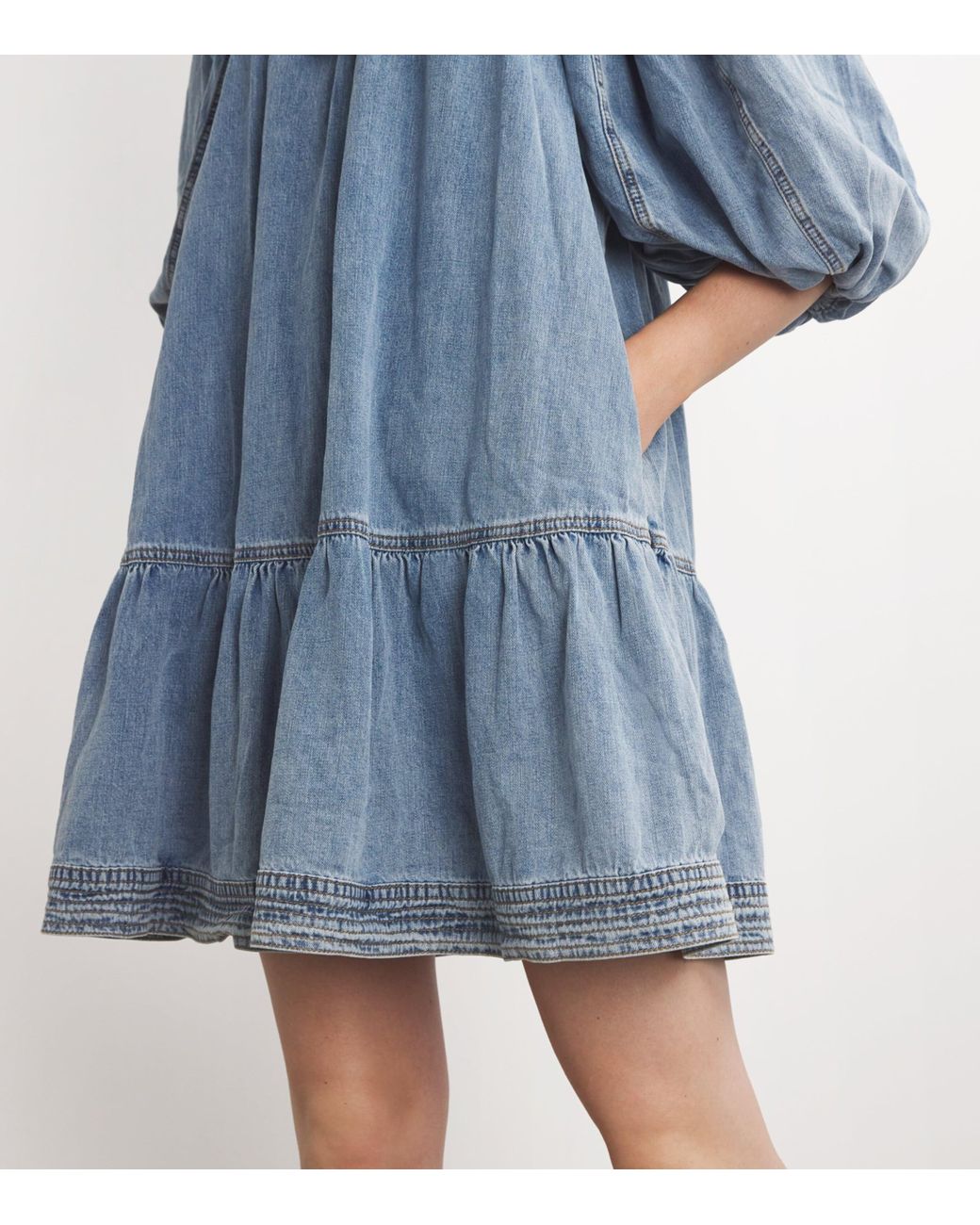 【Zimmermann】Denim Smock minidress Zimmermann Denim Smock minidress Zimmermann