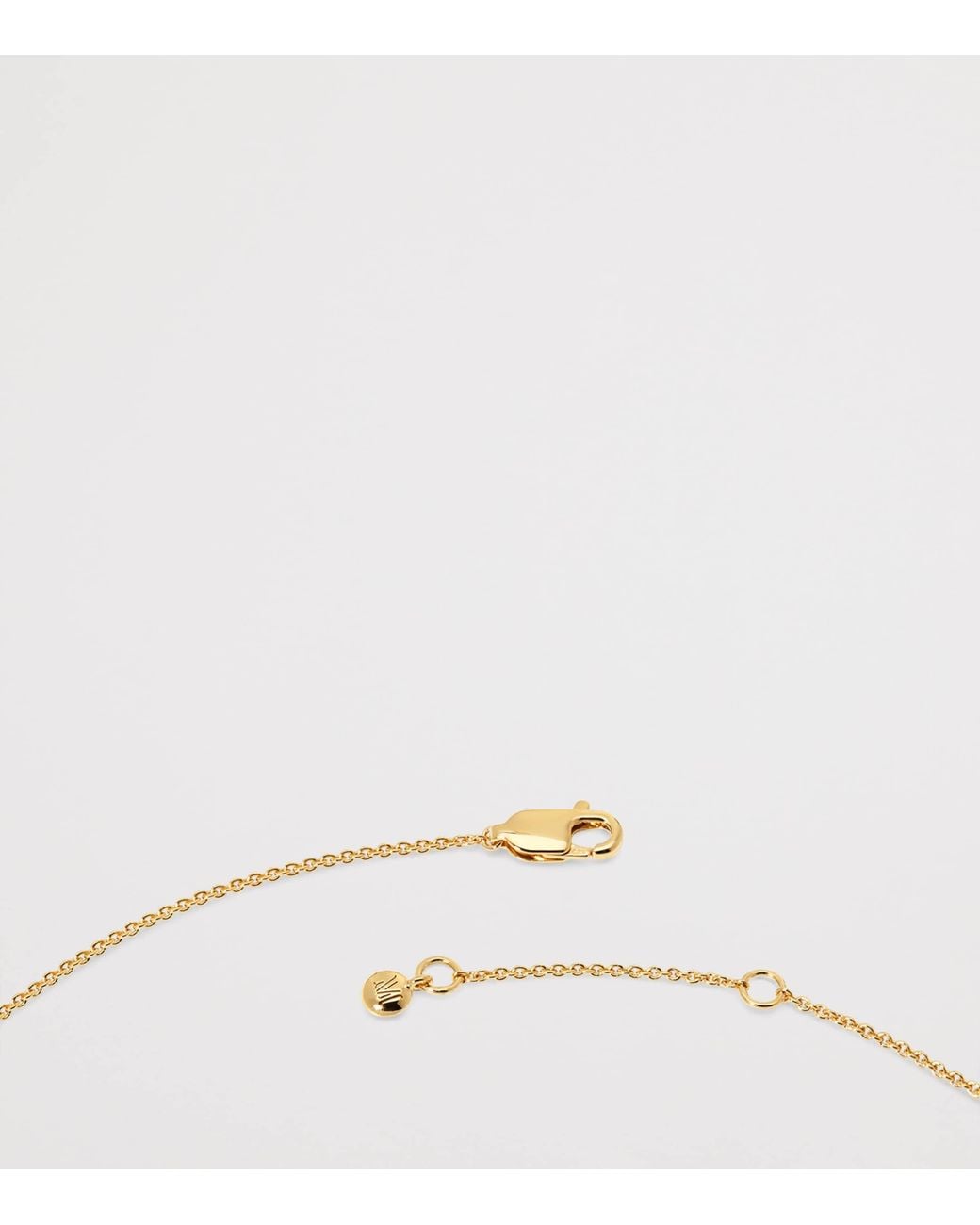 Monica Vinader Metallic Vermeil And Diamond Nura Wrap Necklace
