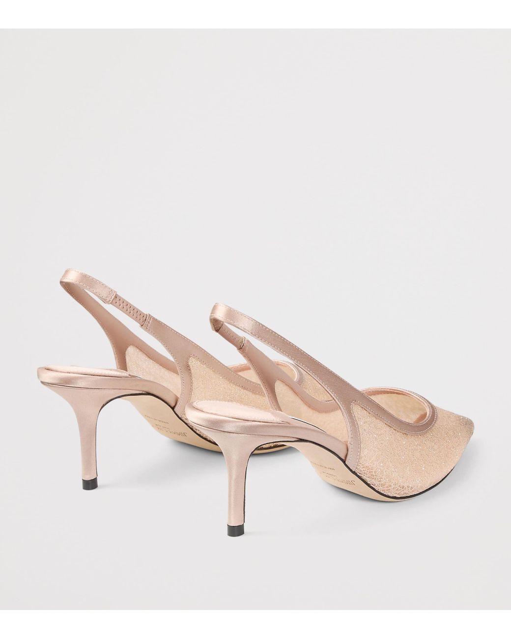 Jimmy Choo Pink Love 65 Slingback Pumps