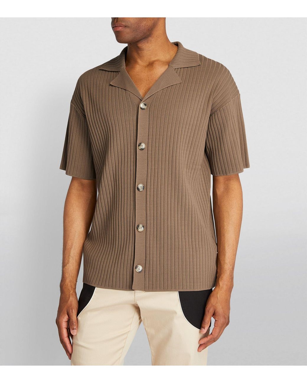 廉価 - Nanushka camp knit shirts - 店舗 銀座:22952円 - ブランド