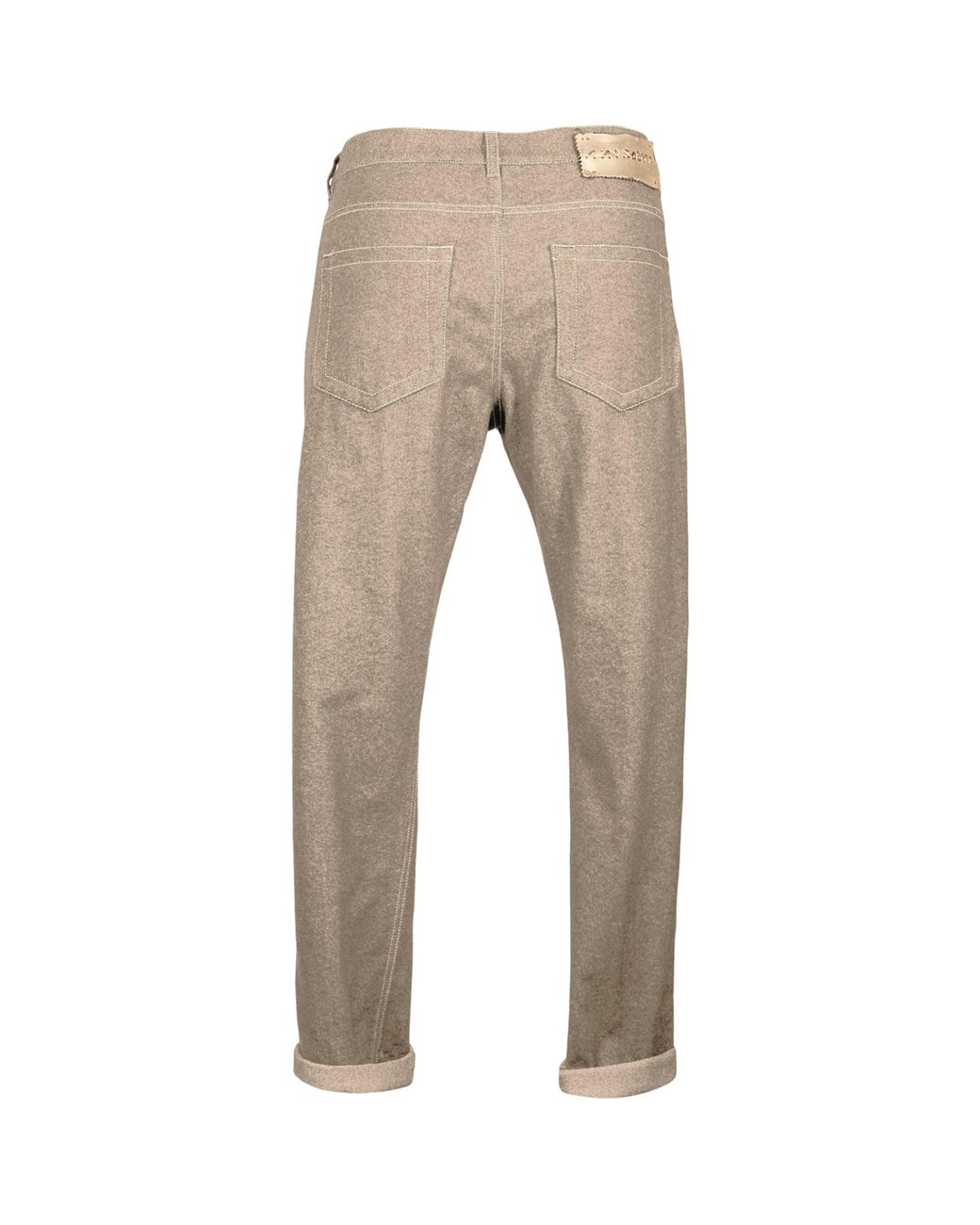 Alan Scott Natural Cashmere-Blend Relaxed Jeans for men