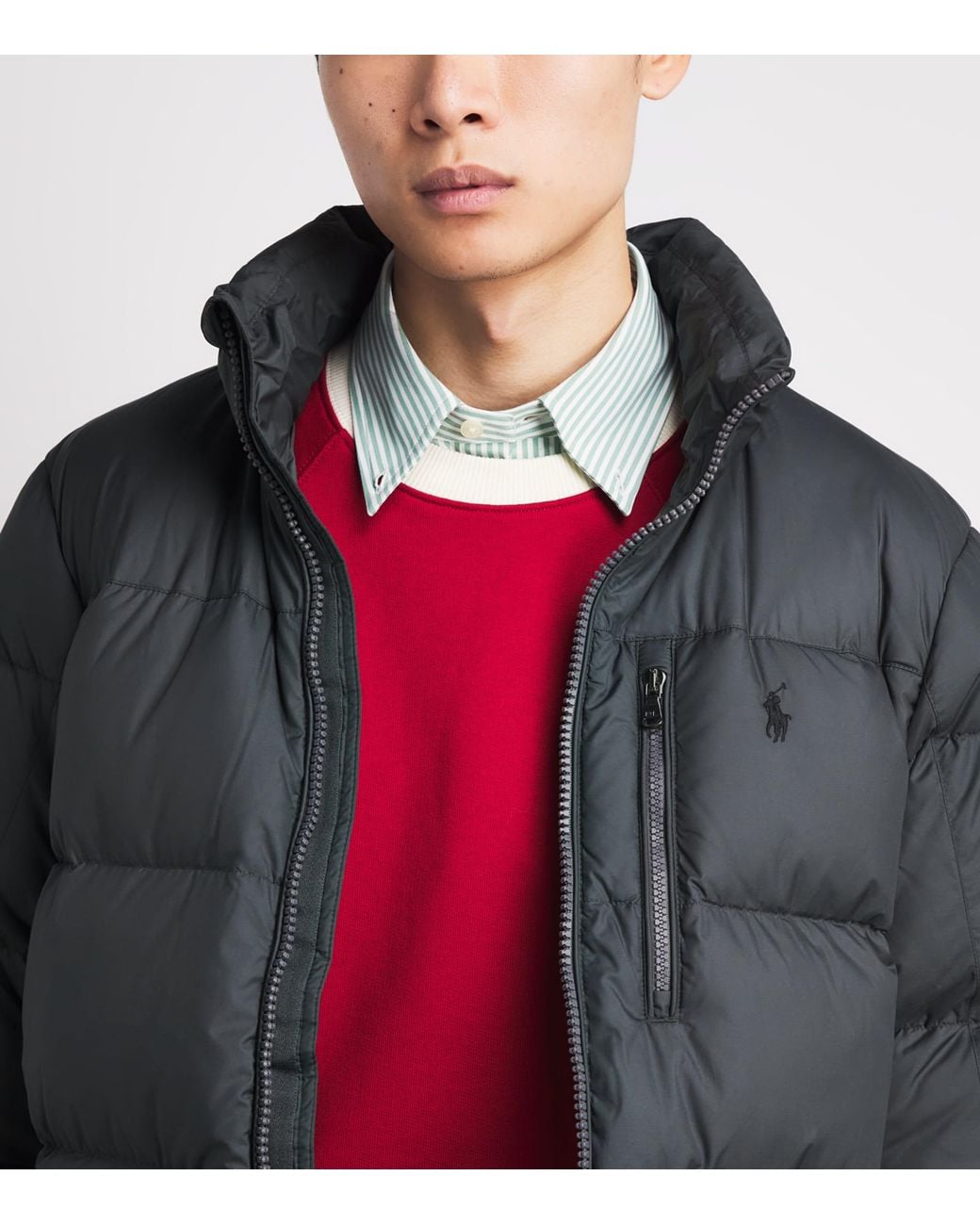 Polo Ralph Lauren Gray Down-Padded Gorham Jacket for men
