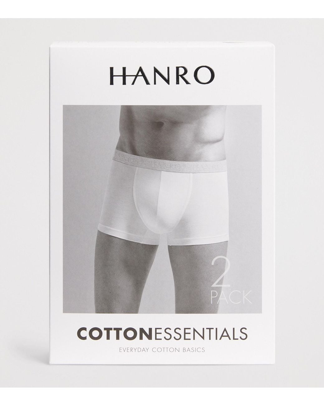 Hanro Gray Cotton-Blend Essentials Trunks for men
