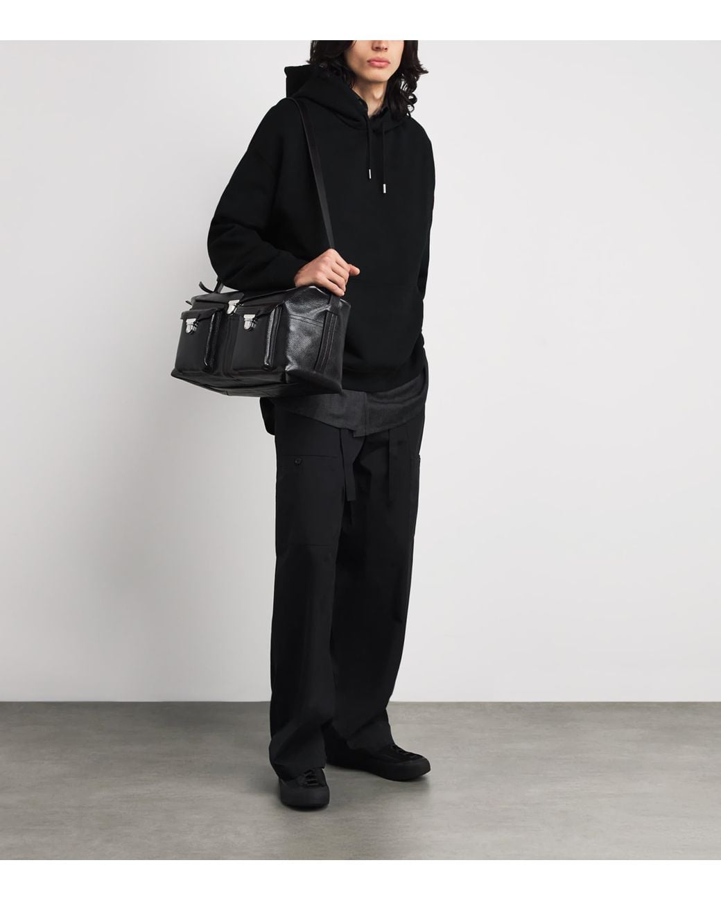 Canada Goose Black Organic Cotton Rove Hoodie for men