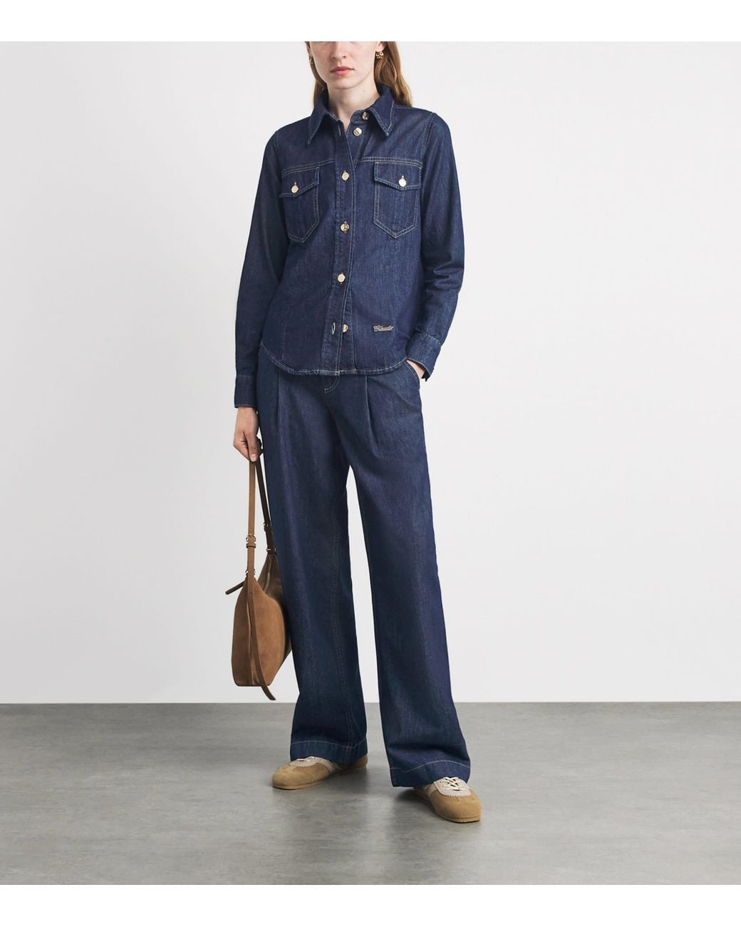 Claudie Pierlot Blue Barrel Jeans