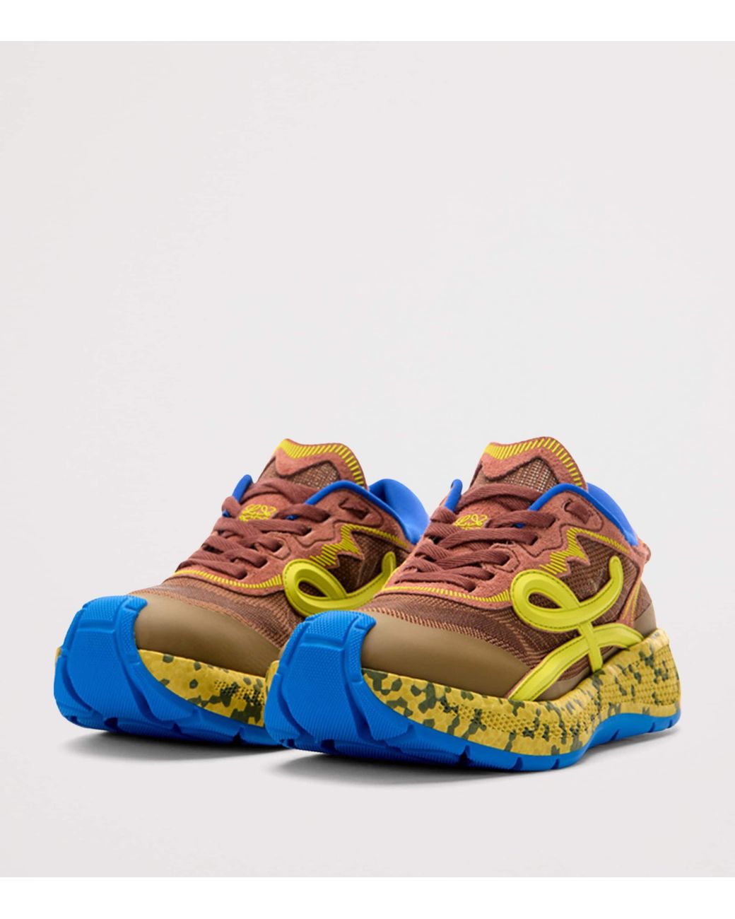 Loewe Yellow Leather Pogo Sneakers for men